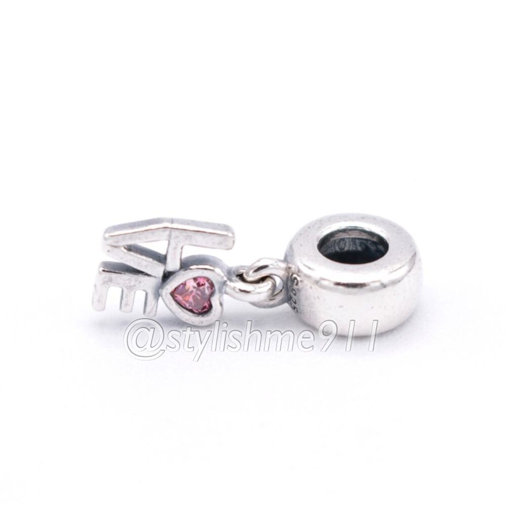 Authentic PANDORA LOVE Dangle - 791253CZS - Picture 10 of 11